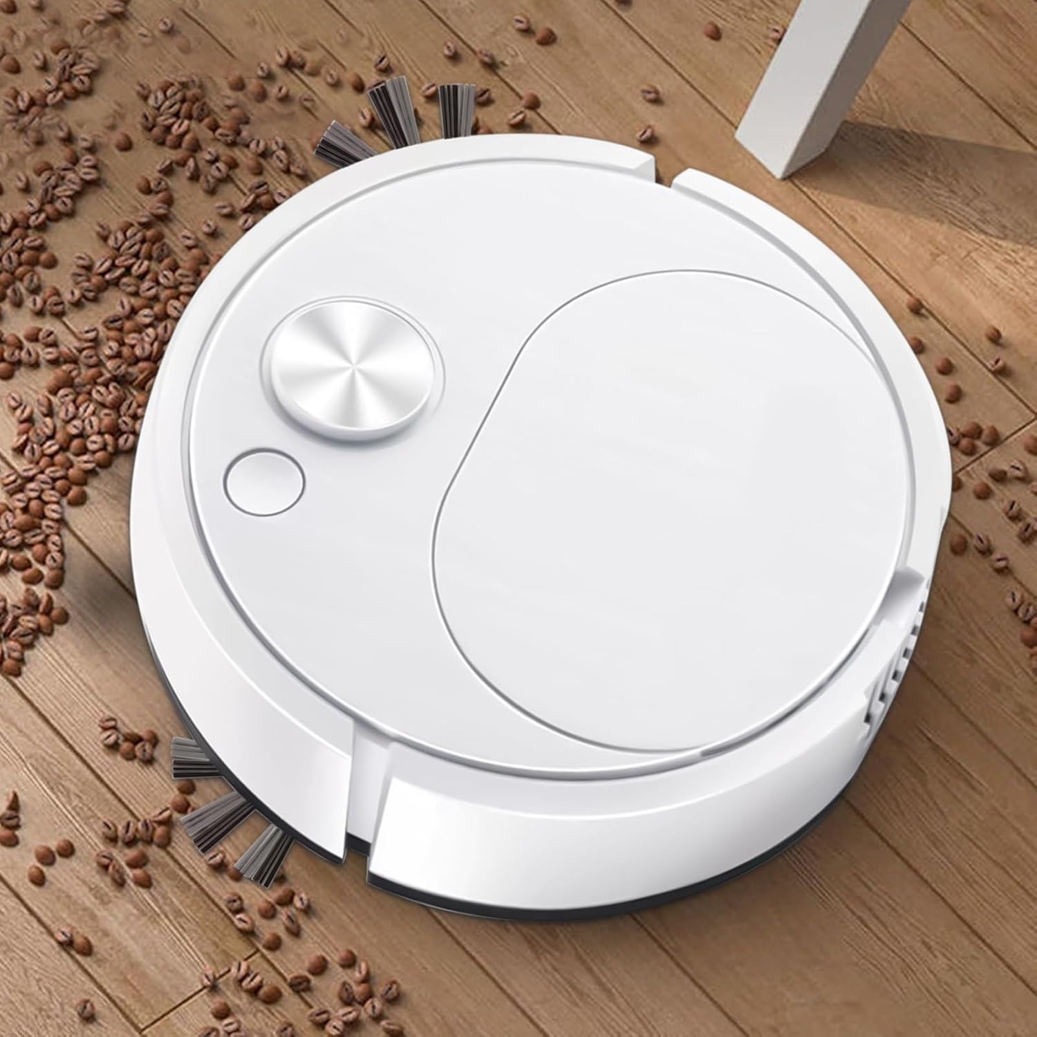 Smart Robot Vacuum Cleaner | Cell Operated Automatic Floor Sweepeing And Vacuum | Multi Surface Dust Cleaner Machine For Home & Office || Global Gadgets