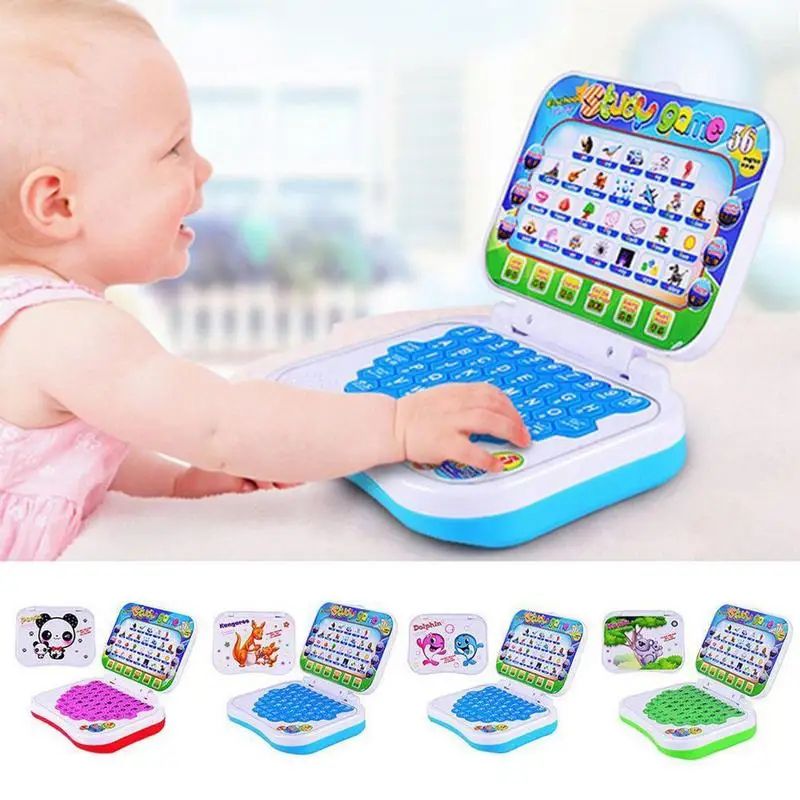 Study Laptop Toy Set With Abc and Number Music Included For Kids - F10781