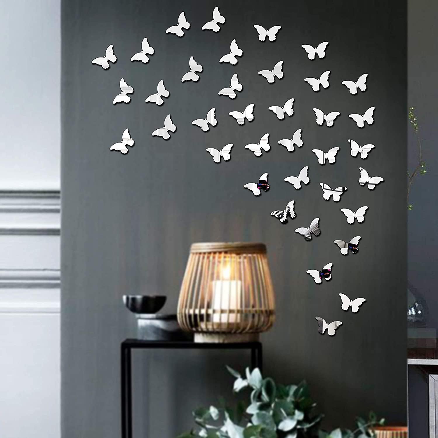 Pack of 30 Wooden Butterflies | 3D Butterfly Wooden Wall Decoration Items for Home, Bedrooms Inspire Kids and Look Decent