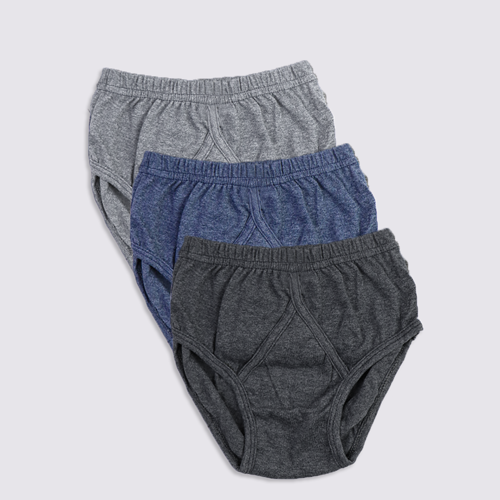 Brief Underwear For Men Pack Of 3 - Underwear For Men - Underwear - Underwear For Boys - Mens Underwear - Under Wear - Random Colors