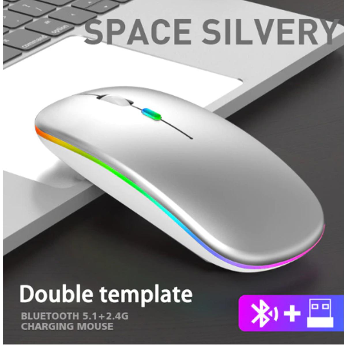 Rechargeable Bluetooth Mouse for Pc Gamer Wireless Bluetooth Silent Mouse