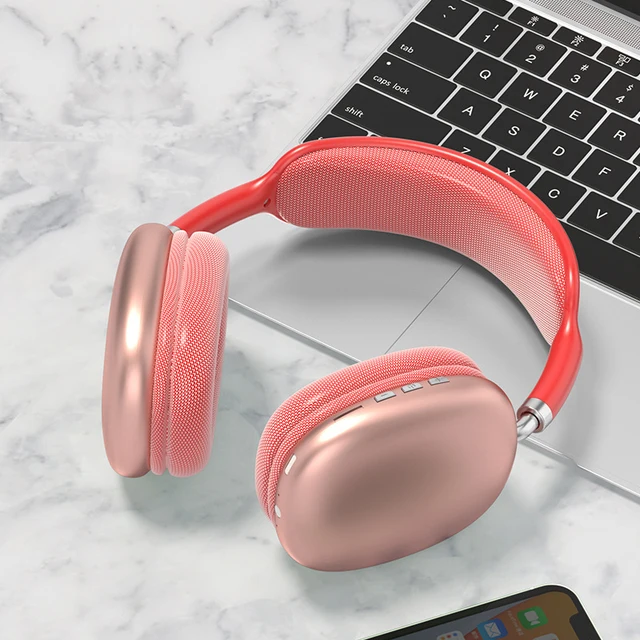 P47 Wireless Headphones, P47 Bluetooth Foldable Headset with Microphone Support FM Radio TF for PC TV Smart Phones & Tablets Etc