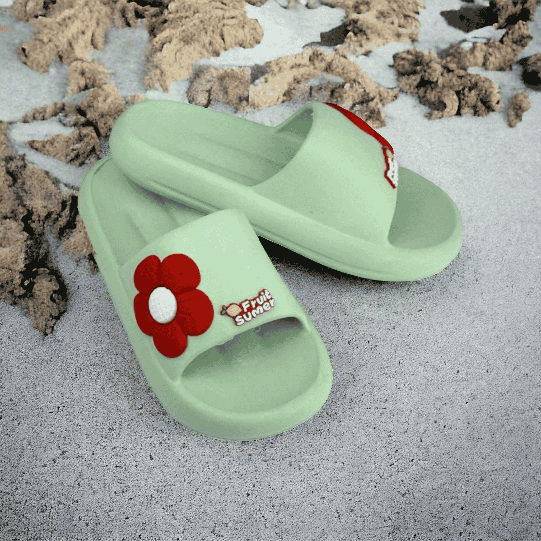 Fruity New Ladies Slipper Soft Comfortable Lightweight EVA Flip Flops for Women