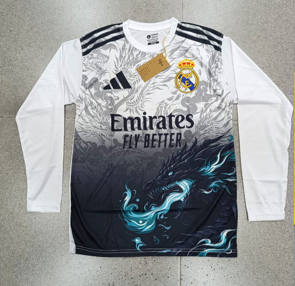 Real Madrid Dragon Design Special Edition For Men Ronaldo#7 Premium Quality Dri-fit 100% Polyester