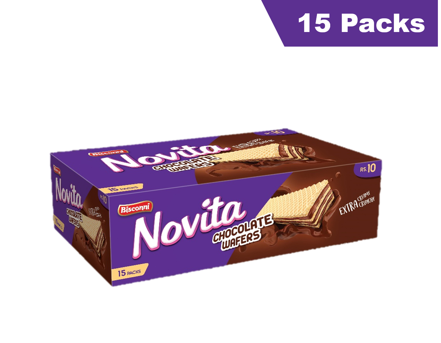 Novita Chocolate (mini Half Rolls Box)