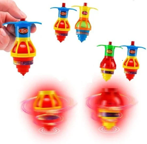 Starhig LED Light Up Spinning Tops for Kids – Flashing Luminous Classic Toy for Boys & Girls