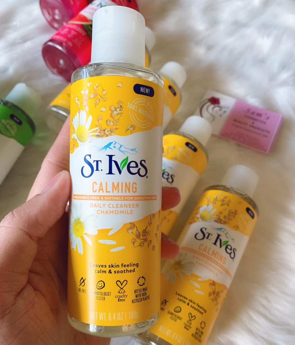 st ives face wash chamomile