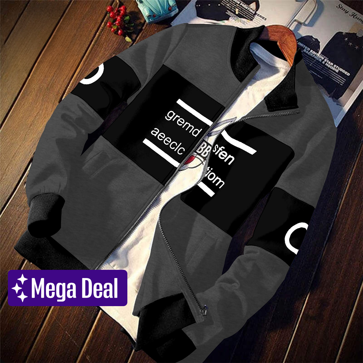 Zip-Up Jackets and Hoodies | Panel and Colour-Block Styles | Zip-Front and Pullover Options | S-XL