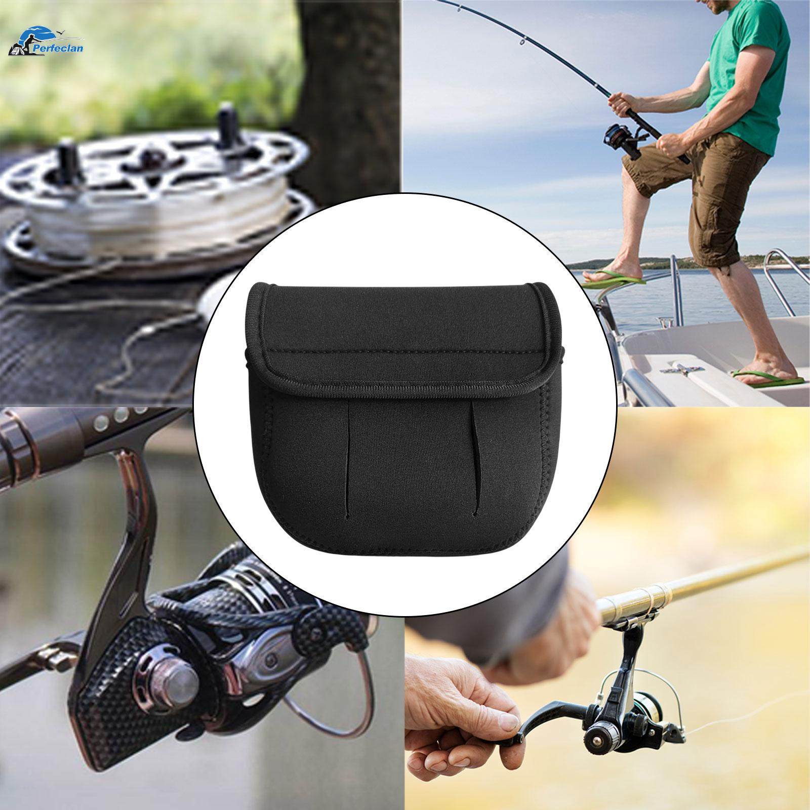 Portable Fishing Reel Cover Fishing Reel Protective Cover Tote Tackle Bag M