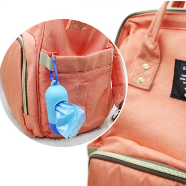 Online Karachi Disposable Baby Diaper Bag Box Kit Portable Baby Diapers Platics Bags | Pet Waste Bag Dispenser Pill Shaped Rubbish Bags Garbage Bag Removable Box Nappy Bag with Rope/hooks
