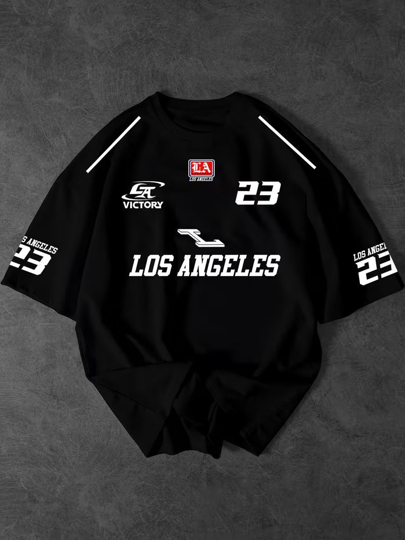 Men's Los Angeles 23 Number T-Shirt - Image 1