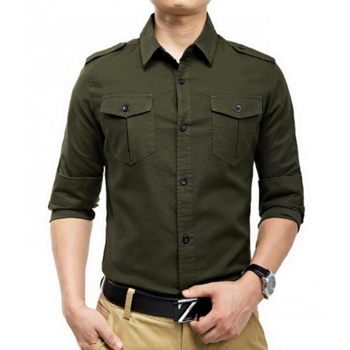 Xeesh Collection Army Green Double 