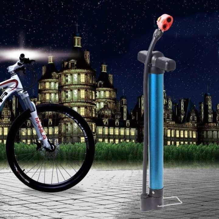 Hand Air Pump Foot Bicycle Bike Tire Basketball Football Soccer Ball Pool Toys - Multicolored Light Small Bicycle Pump Conversion Cycling Pump High Pressure Air Pump Bike Equipment