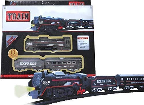 Mini Train Track Set Classic Black Train for Toddlers (Ages 3+) LM0078