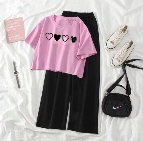 High Quality Summer Suit for Women Crop top and flapper