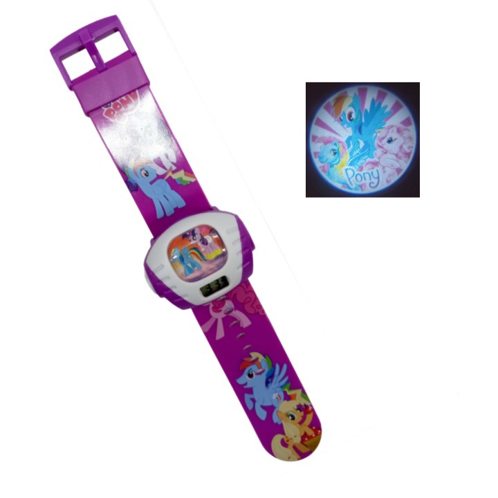 Digital Projector Wrist Watch For Girls Colors and Design May Vary