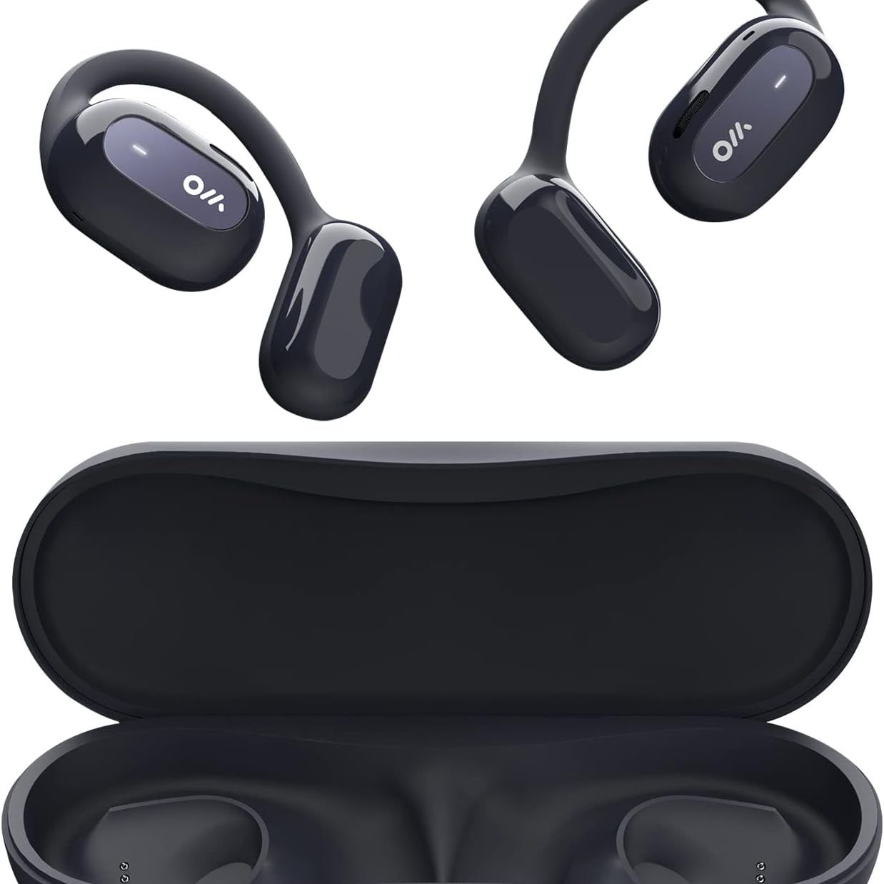 Open Ear Wireless Earbuds Old Black