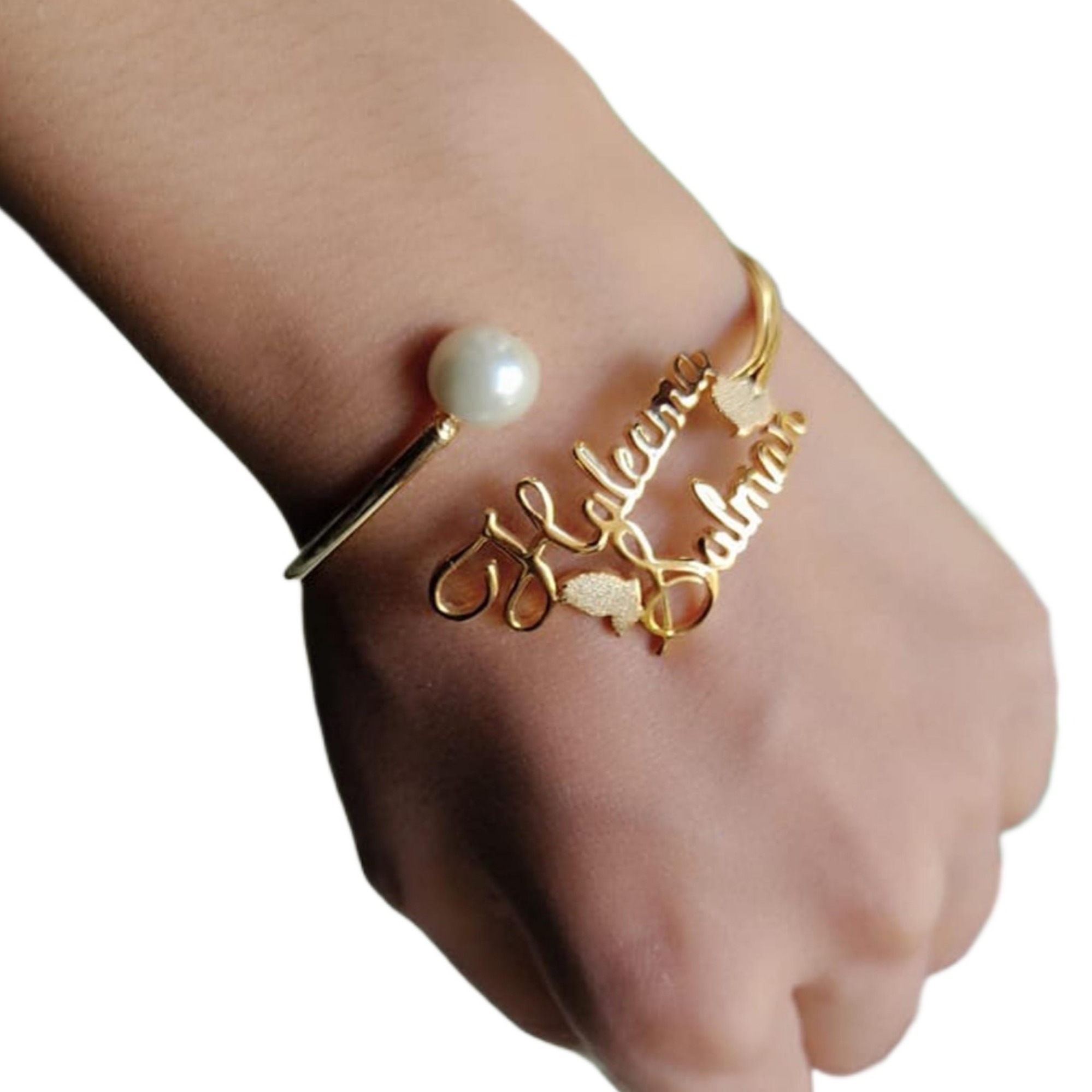 Customized Bangle Bracelet for Girls-Personalized Bangle with Any Name (PERFECT GIFT FOR HER)