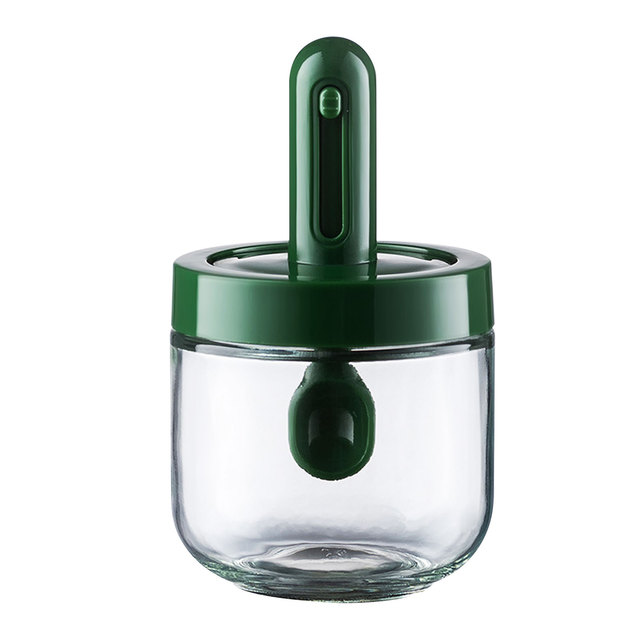 Glass Seasoning Bottle Spice Jar Condiment Container Salt Oil Kitchen BBQ Tool Moistureproof