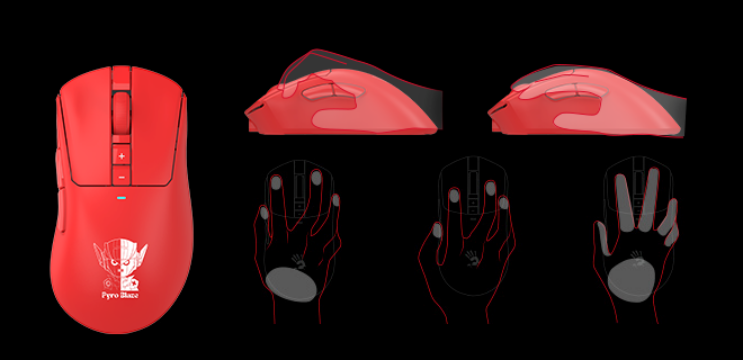 A4Tech Bloody R73 Ultra Pyro Blaze Dual Mode Wireless Gaming Mouse 2.4G Rechargeable 20000 CPI Resolution 20 b27b112077ee453c1cb68d558113deac