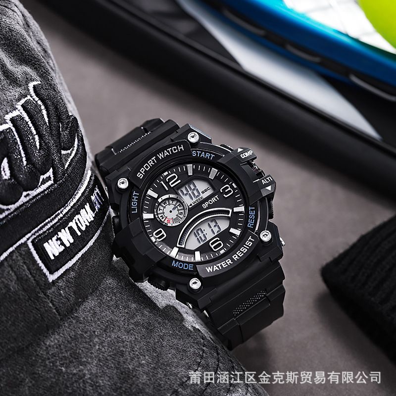 Digital Sports Watch For Men Military Men's Waterproof with LED Back light Watch for Men With Box