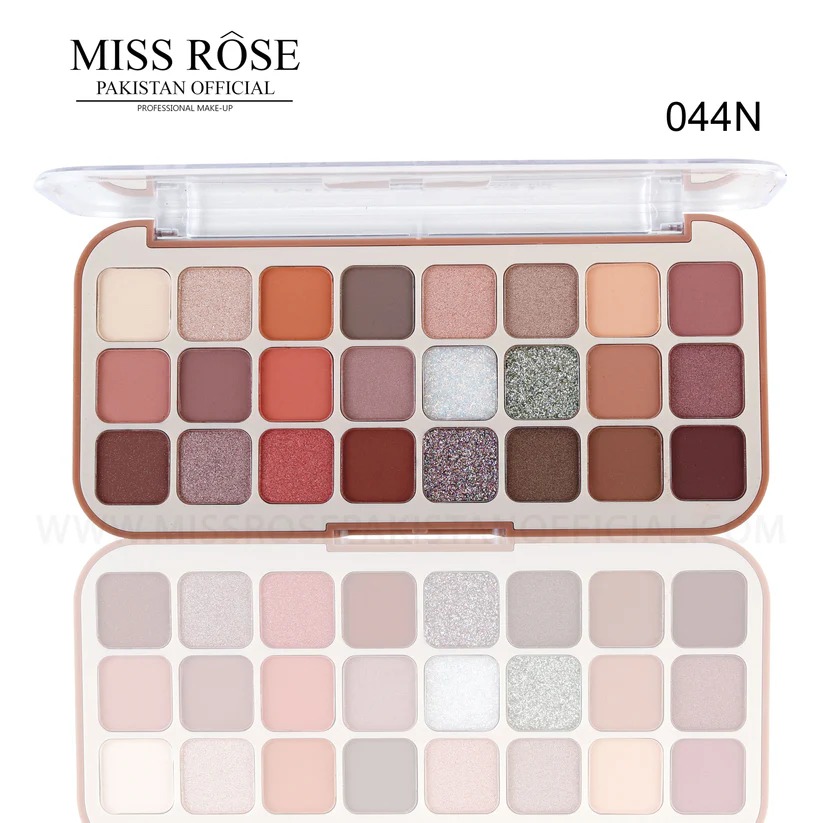 Miss Rose Dual Fantasy 24-Color Eyashdow Smooth Texture Waterproof Long Lasting Matte & Shimmer Eyeshadow Palette