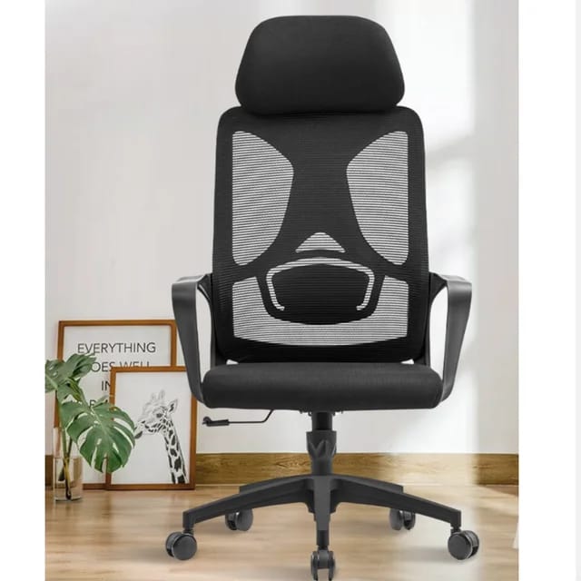 ComfortPro High Back Office Chair – Swivel & Adjustable Headrest  Work & Study  Working Chair  Furniture  Chair  Executive Chair  Gaming Chair  Computer Chair