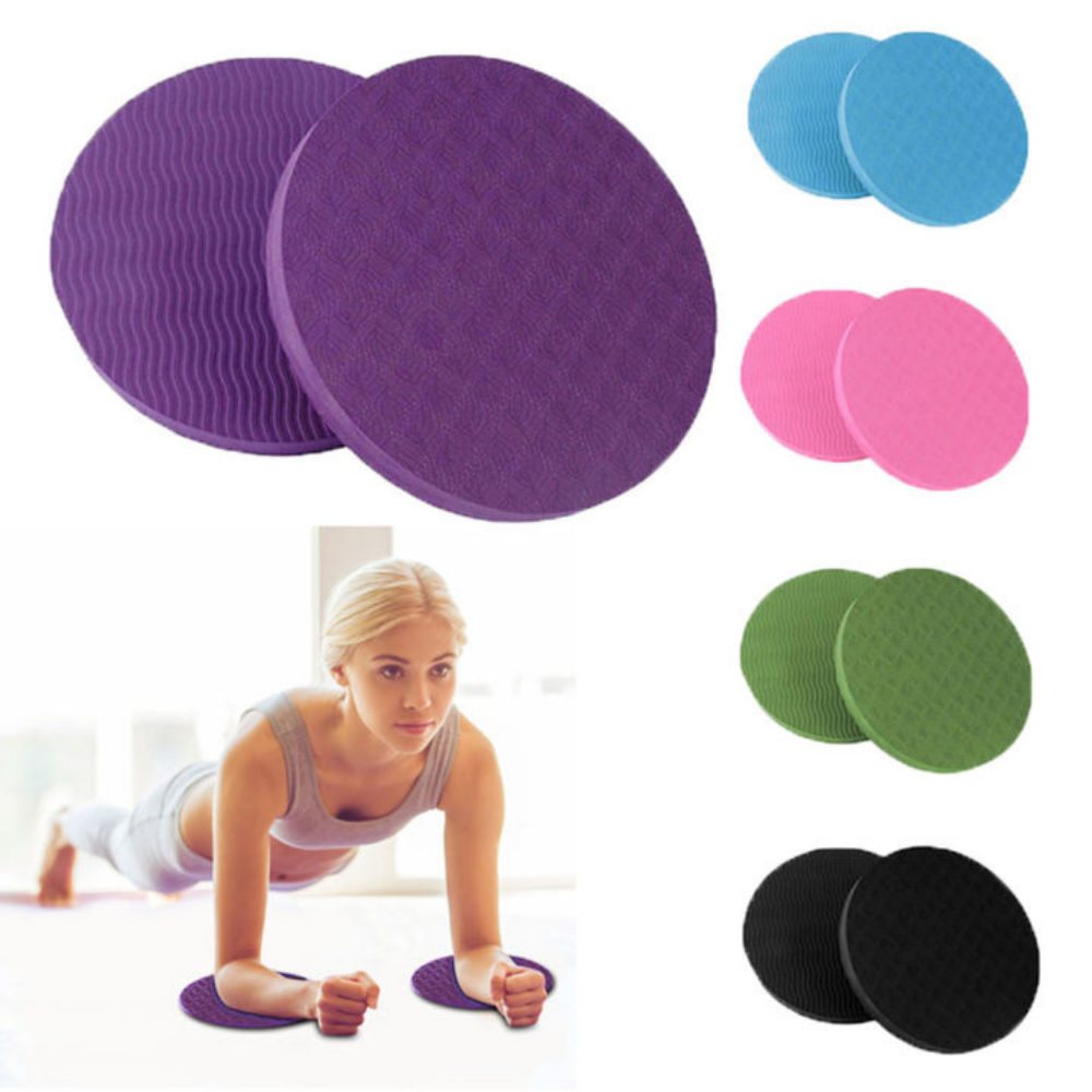 Circular Yoga Knee Pad (8 Inches Diameter) – Non-Slip Cushioned Knee & Joint Support for Yoga, Pilates & Exercise
