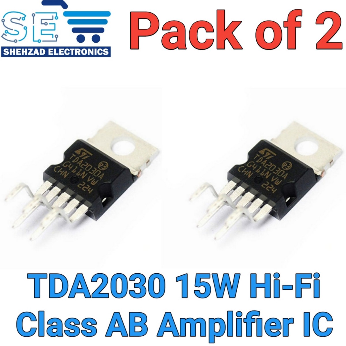 2PCS TDA2030 TDA2030A Audio Amplifier IC Daraz.pk
