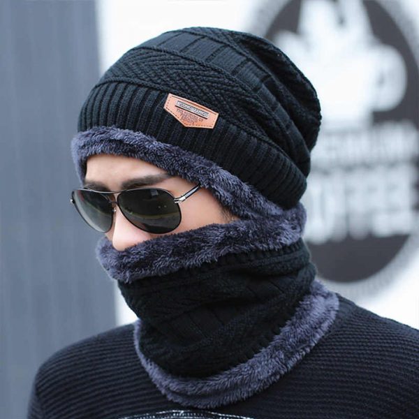 Winter Windproof Polyester Skull Cap 
