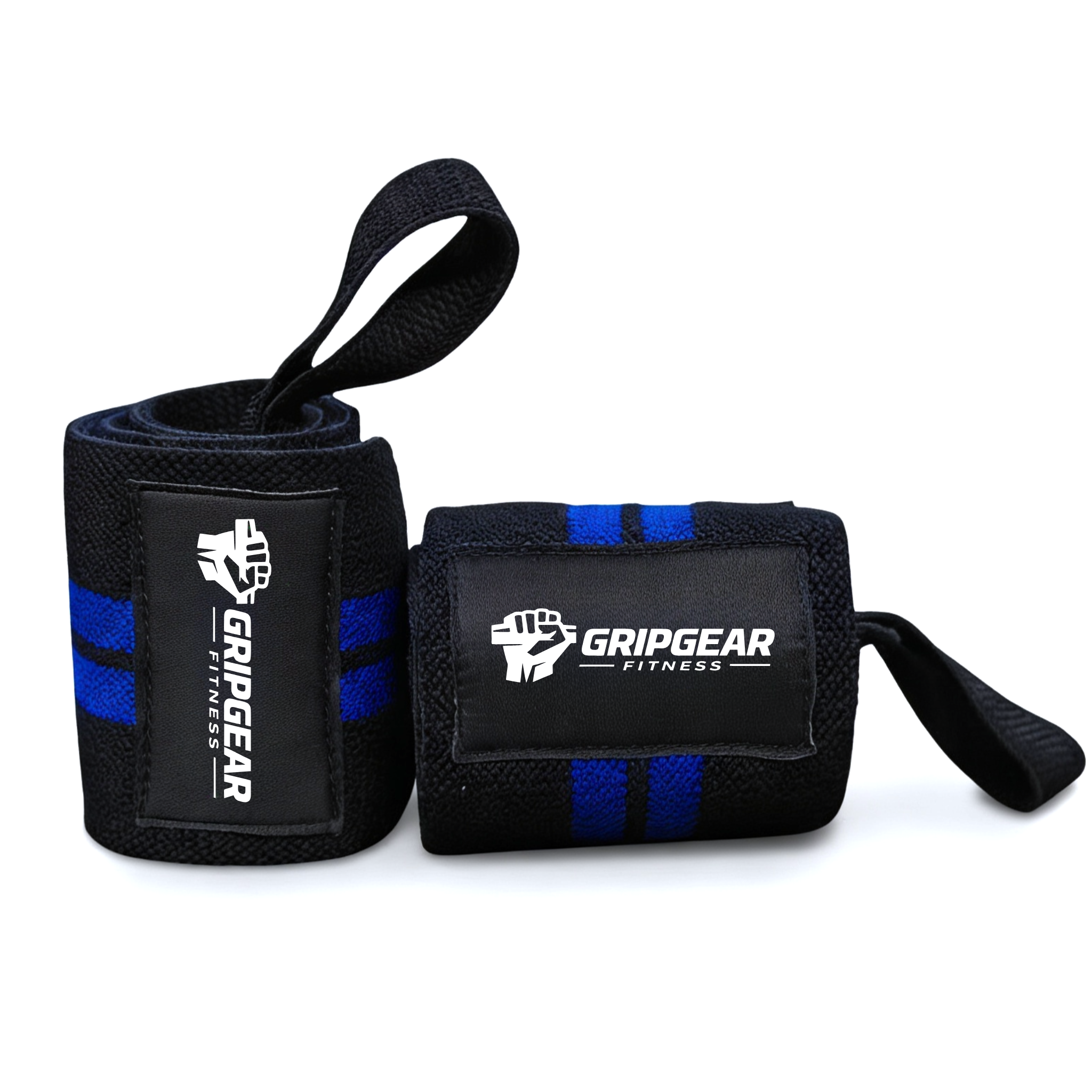 Wrist Wraps for gym, Pair of Wrist Strap for Weightlifting, Powerlifting & Workout Training | Adjustable Heavy Duty Wrist Band for Gym Fitness, Bodybuilding, CrossFit, Exercise | Strong Grip Wrist Support Wrap for Men & Women