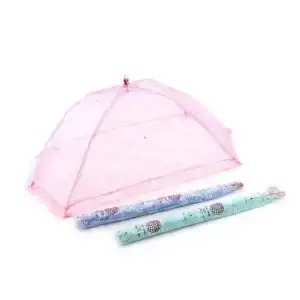 Polyester Kids Mosquito Net for Baby Umbrella Style Full Cover up for 0 to 3 Year Baby, Foldable and Portable Mosquito Net for Toddler and Babies