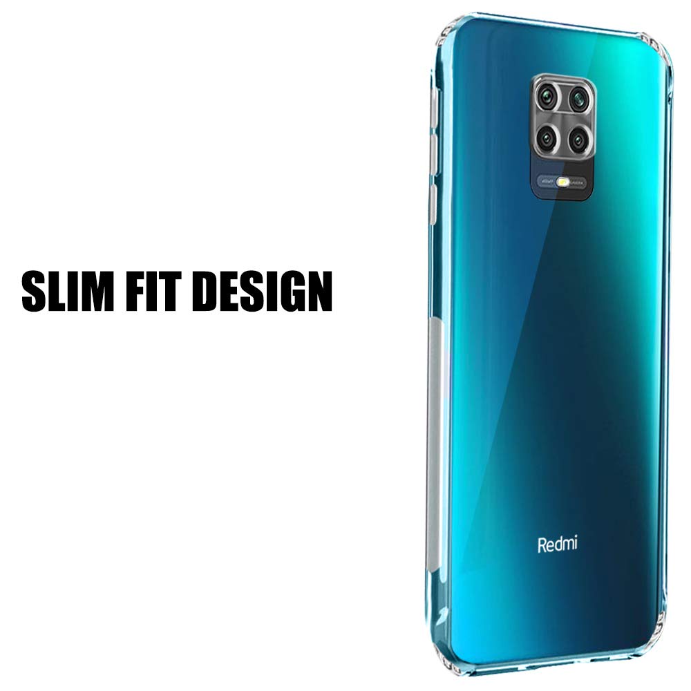 Xiaomi Redmi Note 9S / Xiaomi Redmi Note 9 Pro Transparent Back Cover With Camera Protection