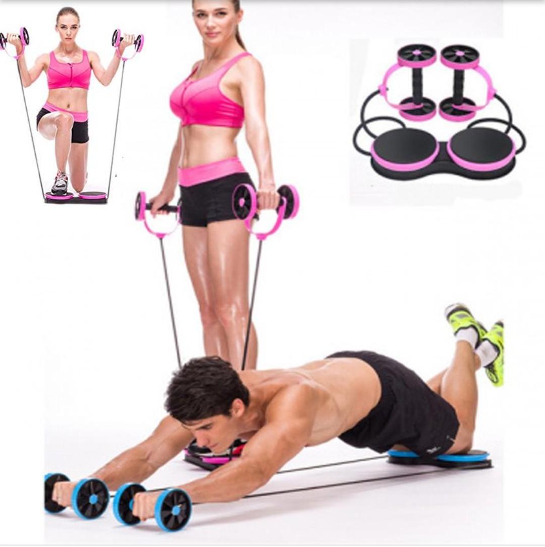 double wheel exerciser