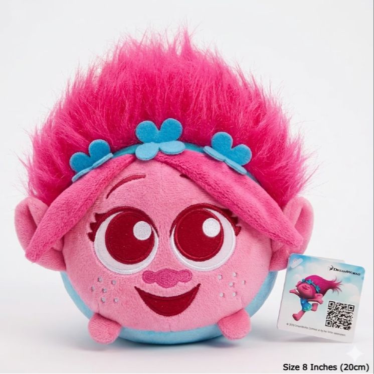 Trolls Plush Toy Soft Cuddly Stuffed Doll for Kids – Cute Cartoon Character Toy & Gift