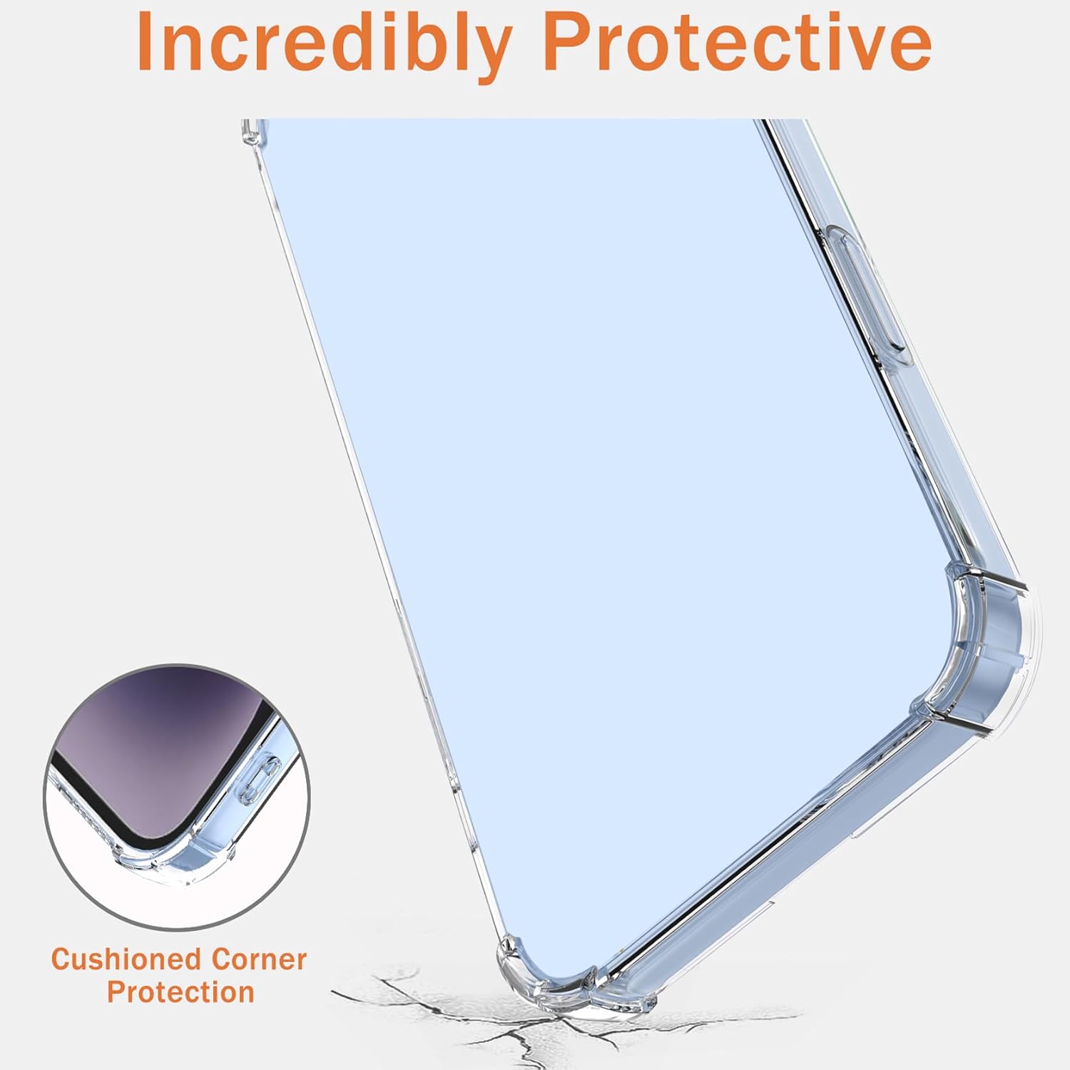 Samsung Galaxy A26 5G Shockproof Soft TPU Case Transparent