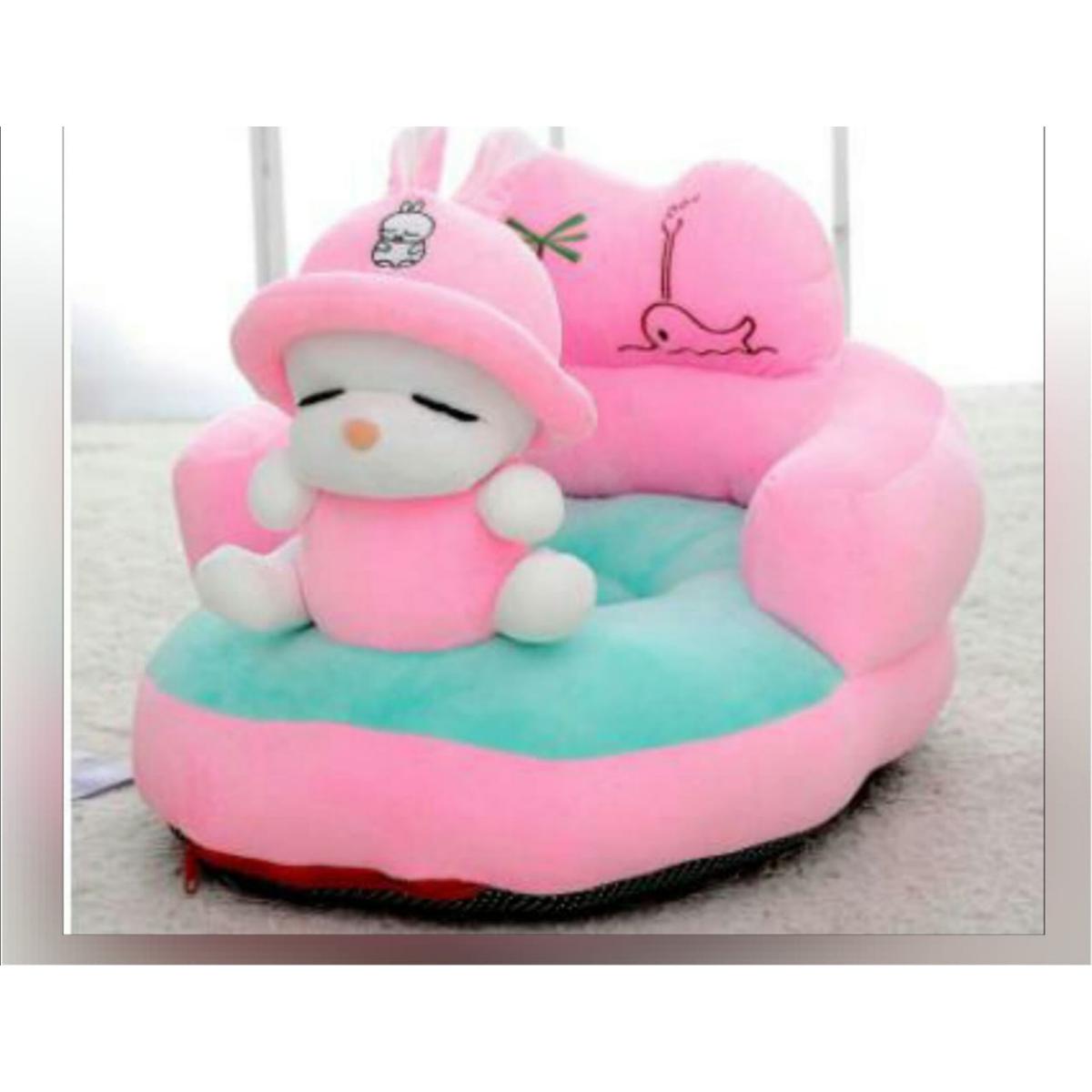 Sofa Set Support Seat Cover Baby Plush Chair Cartoon Learning Sit Plush Chair Toddler Nest Puff Washable Wit Toys