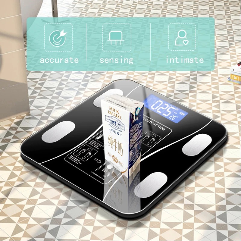 Electronic Weighing Scales LED Digital Display Weight Floor Smart scale Balance Body Household Bathrooms scale scalage 180KG Analog Digital Weight Machine  for Body Machine Digital Weight Machine Body weight Machine