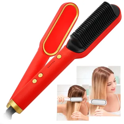 Hair straightener 2025 brush daraz