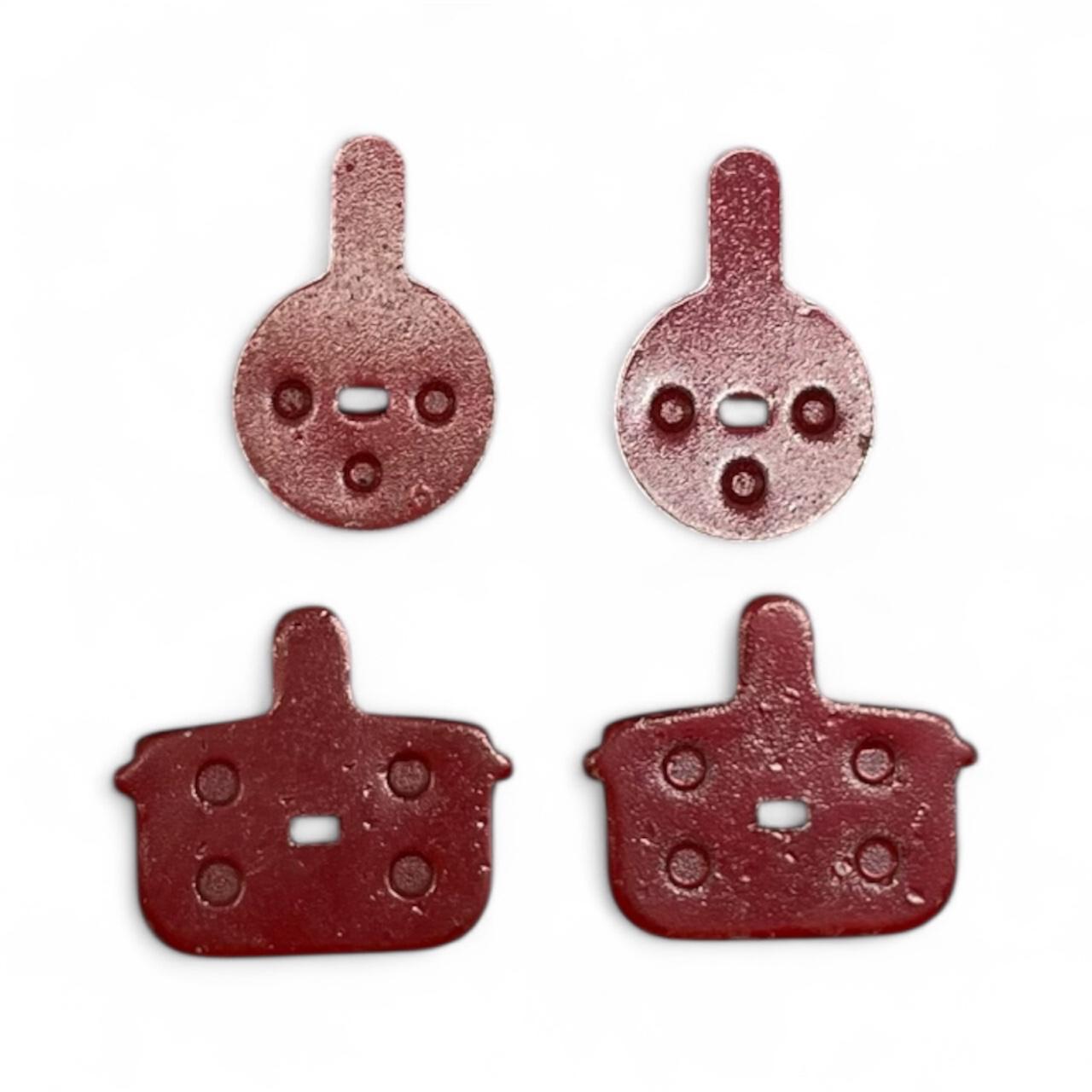 Pair of 1 Mountain Bike Cycling Copper Fiber Metal Disc Brake Pads Bike Accessories Cycle Bicycle Round And Square Brake Shoe Or Brake Pads Cycle