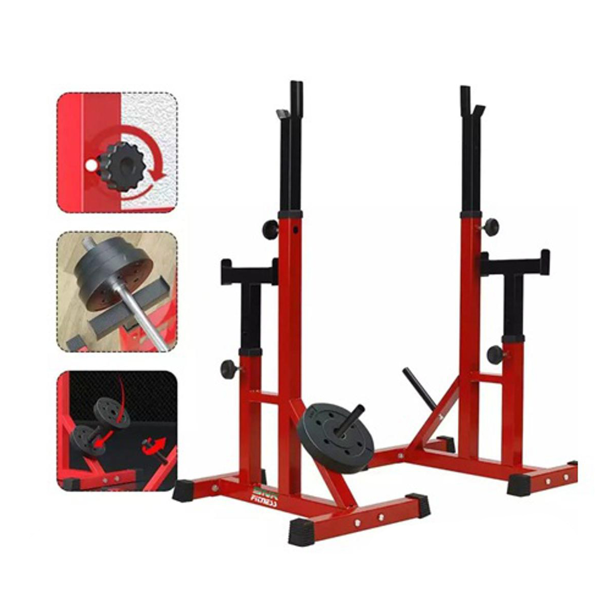 Bear Fitness Squat Stand Multifunction Barbell Squat Stand Split