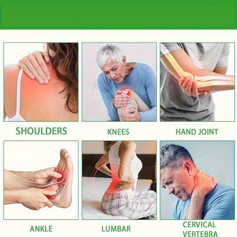 10 PCS Herbal Knee Pain Relief Patches – Extra Strength Pain Relief ...