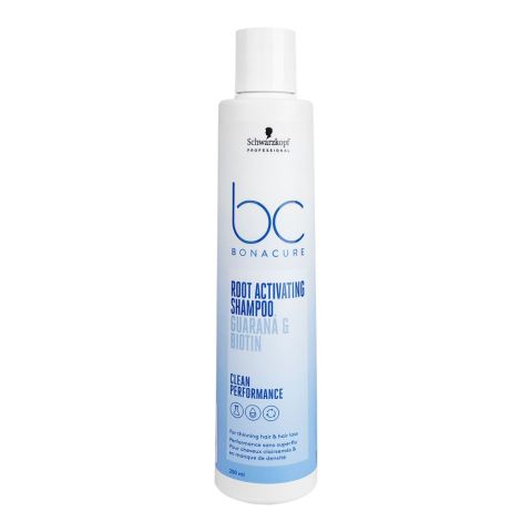BC Bonacure Scalp Root Activating Shampoo, Guarana & Biotin | Hair Cleansing Care | 250ml