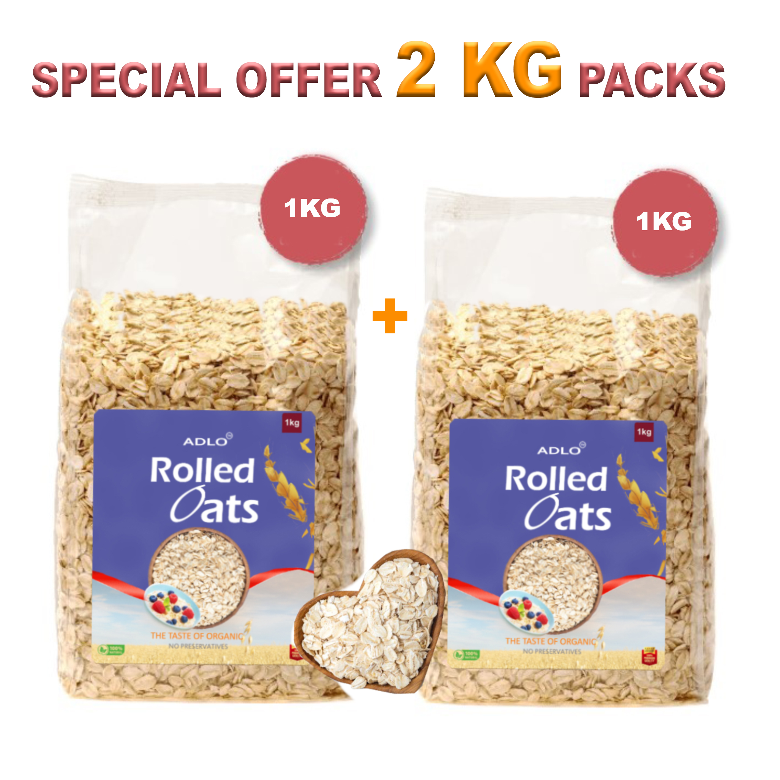 Oatmeal / Rolled oats 2 Kg