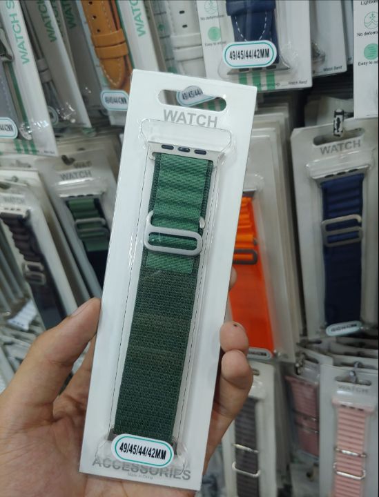 Explorer Loop Watch Band – Rugged Nylon Strap for 49mm 45mm 44mm 42mm Smartwatches – Durable Adjustable Replacement Band for Men & Women