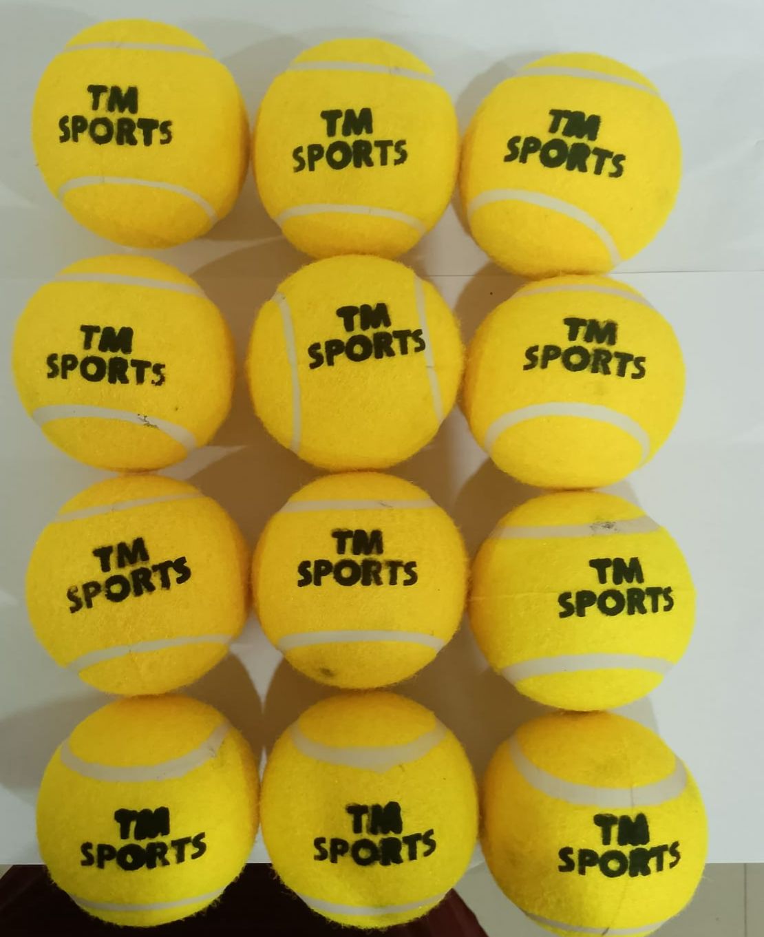 Pack Of 12 TM Sports Tennis Cricket Ball Tape Balls Good Quality Best Balls Pack Of 12 Balls