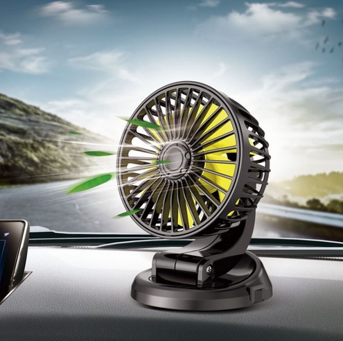 Car Fan F409 (USB 5V) and 12 Volt