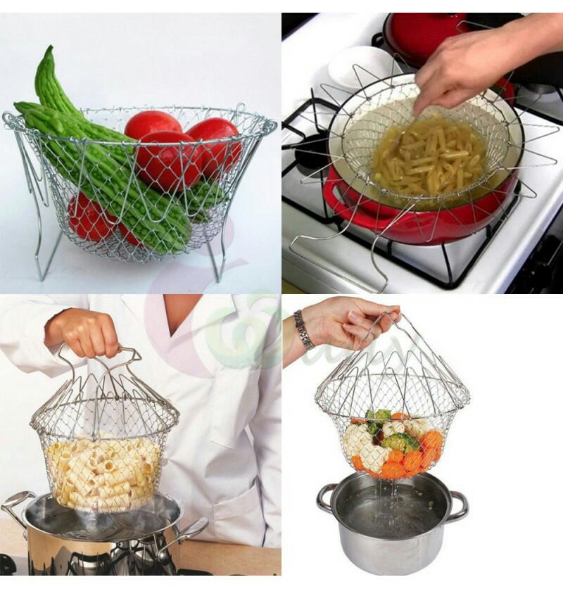 Drain Chef Basket for Multi Function with Stainless Steel - InMall