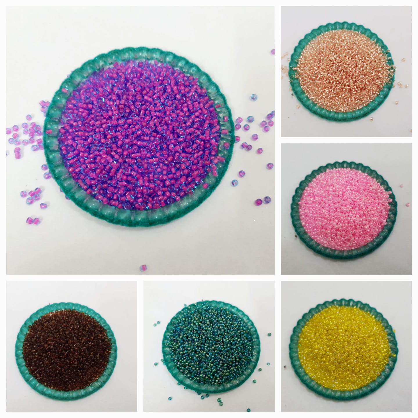 2 Tola Round Beads, Glass Various Colors, Pony Bead Jewelry, DIY Craftsmanship 2mm