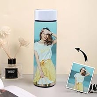 500ML Smart Thermos Water Bottle Led Digital Temperature Display Stainless Steel Coffee Thermal Mugs Intelligent Insulation Cups